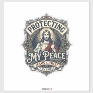 Sticker Chemise Jésus Respect de soi Limites Foi