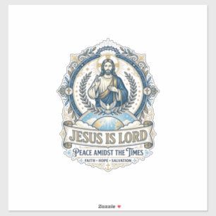 Sticker Chemise Vintage Eschatologie Prophétie Jésus Chrét