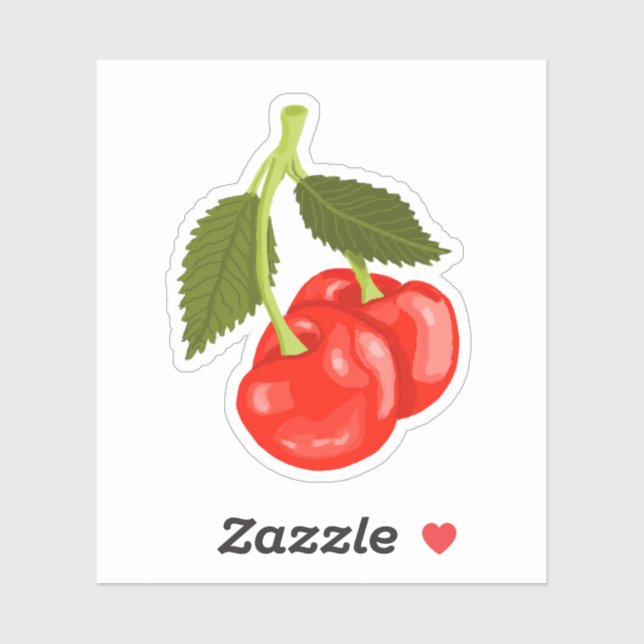 Sticker Cherries (Feuille)