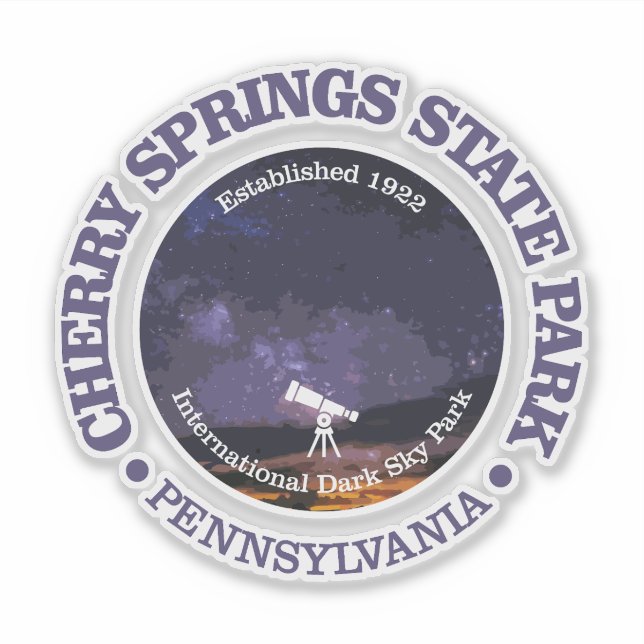 Sticker Cherry Springs SP (Devant)