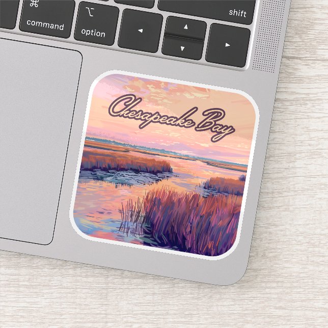 Sticker Chesapeake Bay Annapolis Maryland Virginie Sunrise (Détail)