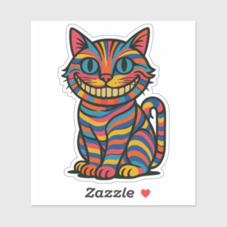 Sticker Cheshire Smile-Cut