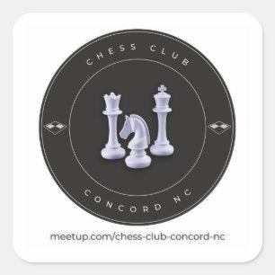 Sticker - Chess Club Concord NC