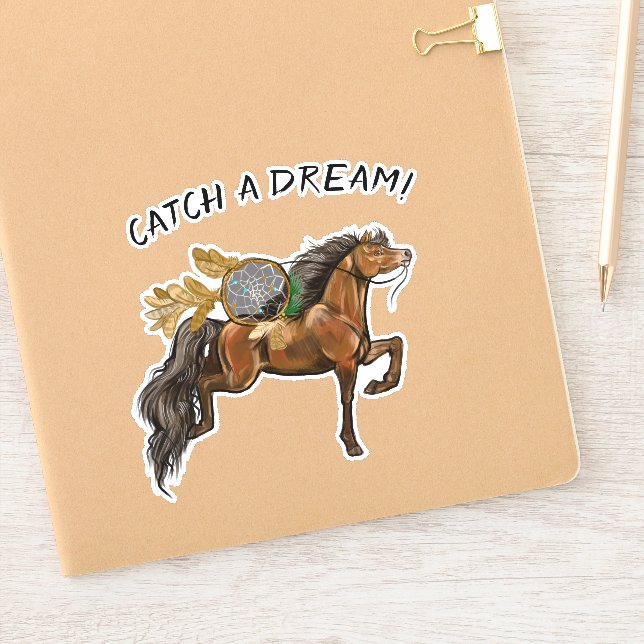 Sticker Cheval de Dreamcatcher Bay (Carnet)