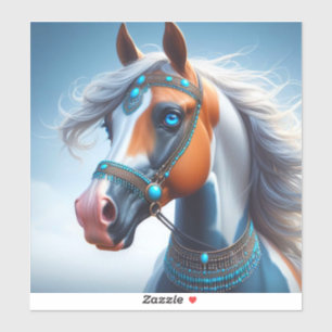 Sticker Cheval de peinture arabe