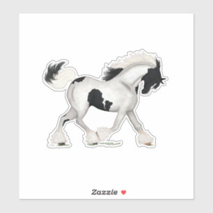 Sticker Cheval Pinto Pony
