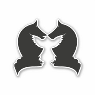 Sticker Chevaliers d'échecs et aigle