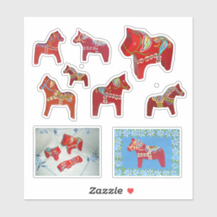 Sticker Chevaux Red Dala
