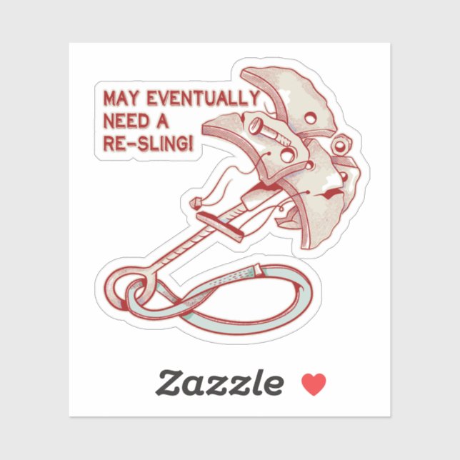 Sticker Chèvre de Castoon sur une planche de surf (Feuille)