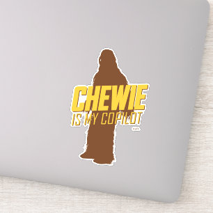 Sticker Chewie est mon copilot