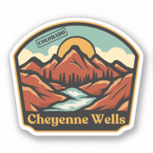 Sticker Cheyenne Wells, Colorado