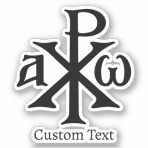 Sticker Chi Rho Christogram