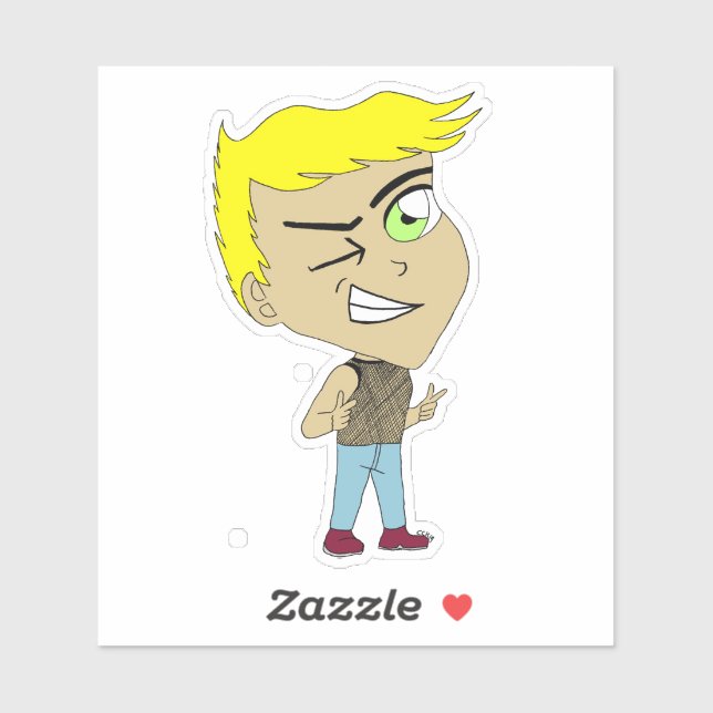 Sticker chibi (Feuille)