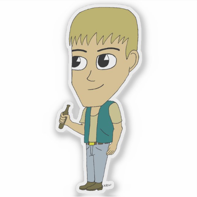 Sticker chibi (Devant)