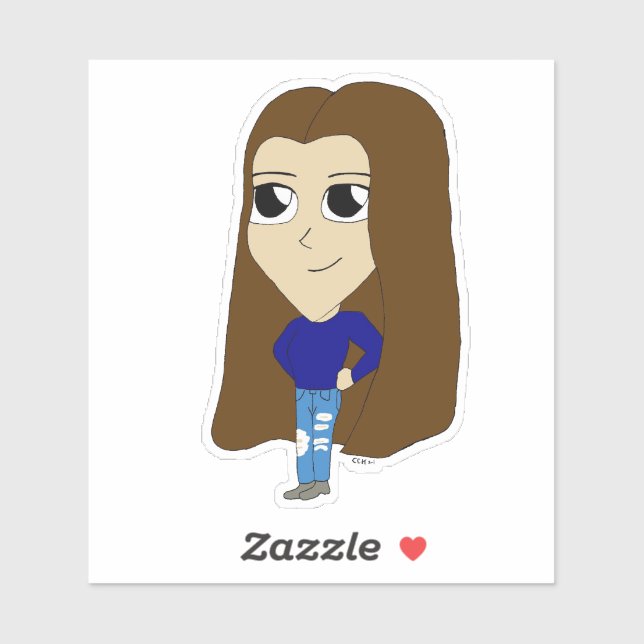 Sticker chibi (Feuille)