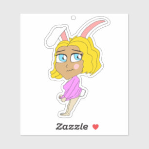 Sticker chibi bunnygirl