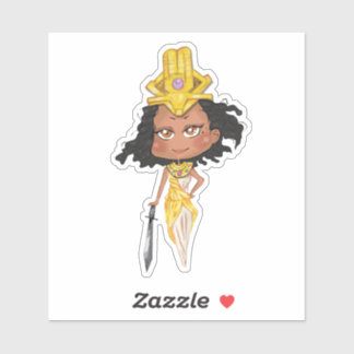 Sticker Chibi Kandaka guerrier