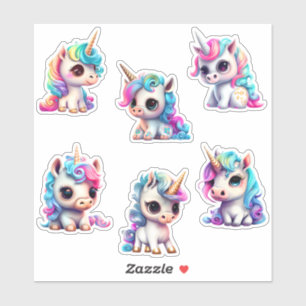 Sticker Chibi Unicornes