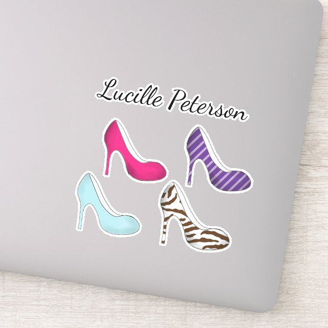 Sticker Chic Funny coloré Personnalisé (Détail)