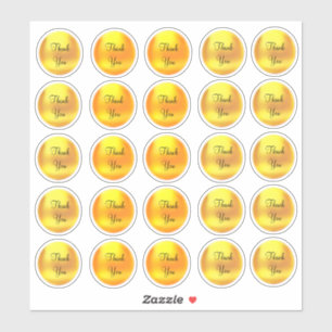 Sticker Chic Gold Dot Merci