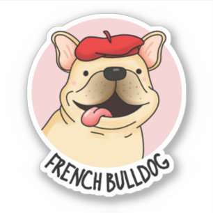 Sticker Chien à Chien à Chien à la française