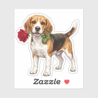 Sticker Chien Beagle Mignon