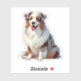 Sticker Chien berger australien
