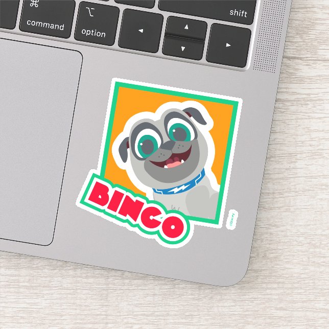 Sticker Chien Chien Pal | Bingo de dessin animé (Détail)