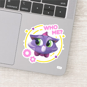 Sticker Chien Chien Pal   Hissy - Qui ?
