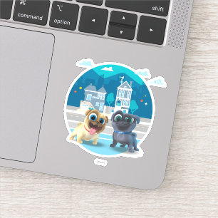 Sticker Chien Chien Pal   Laisser la mission commencer