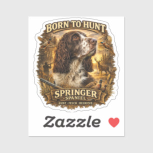 Sticker Chien de Chasse Springer Spaniel Anglais