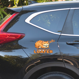 Sticker Chien de professionnel drôle chat endormi