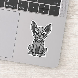 Sticker Chien géométrique
