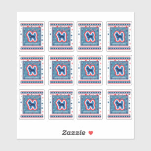 Sticker Chihuahua Étoiles Rouge Blanc Et Bleu 4 juillet