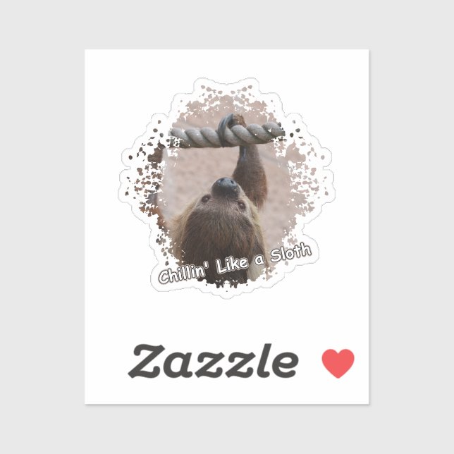 Sticker Chillin comme une paroisse (Feuille)