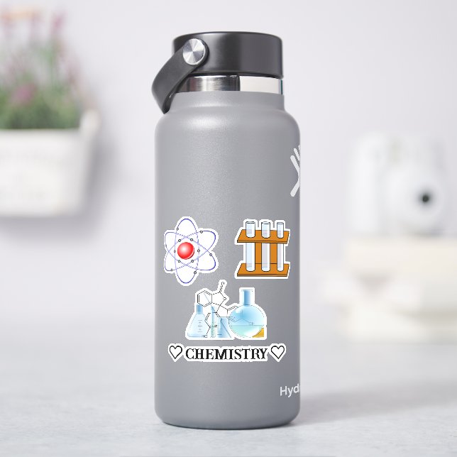 Sticker Chimie de l'équipement de laboratoire (HydroFlask)