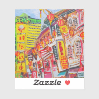 Sticker Chinatown Singapour
