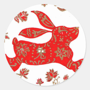 Sticker Chinese New Year of the Rabbit 2011