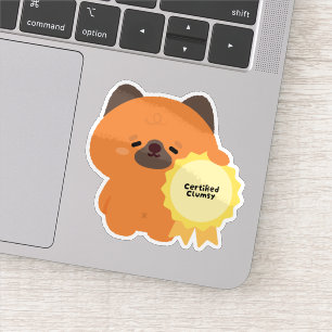 Sticker Chiots Berger Allemand Certifié Maladroit