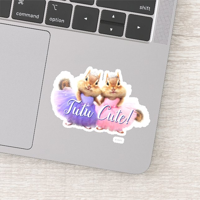 Sticker Chipmunk Ballerina Duo (Détail)