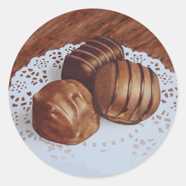 Sticker chocolat (Devant)