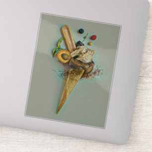 Sticker Chocolat glacé amant cadeau