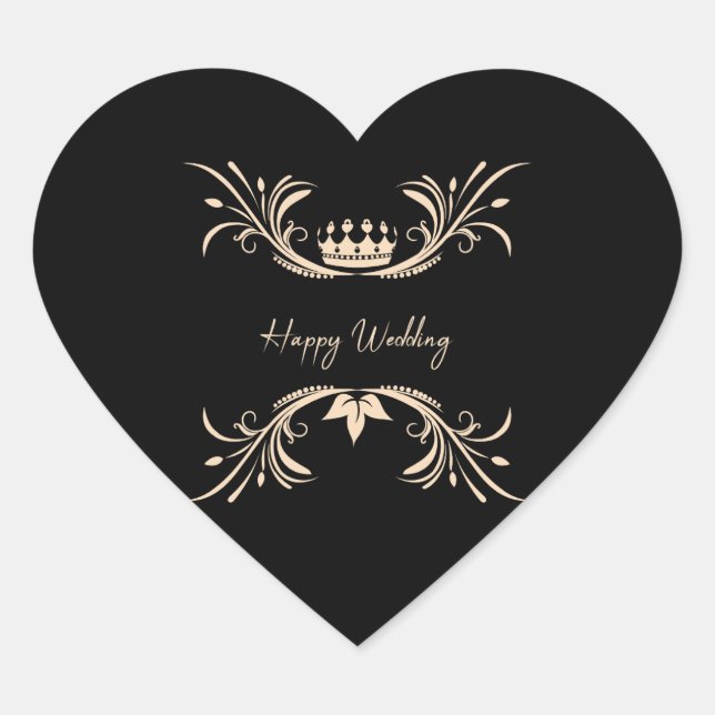 sticker chocolat mariage (Devant)