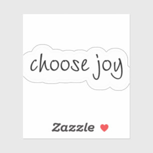 Sticker Choisir l'autocollant de joie