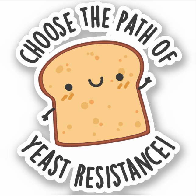 Sticker Choisir Le Chemin Du Jeu De Résistance À La Levure (Devant)