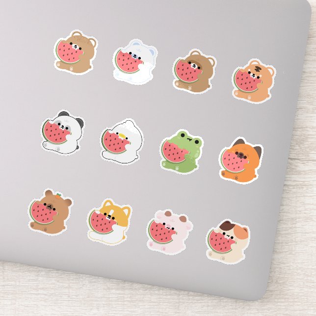 Sticker Chonky Animaux Watermelon (Détail)