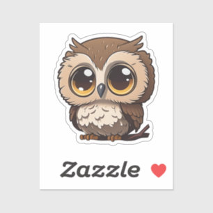 Sticker Chouette à dessin