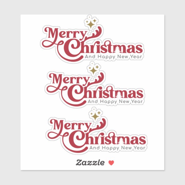 Sticker Christmas 11 (Feuille)