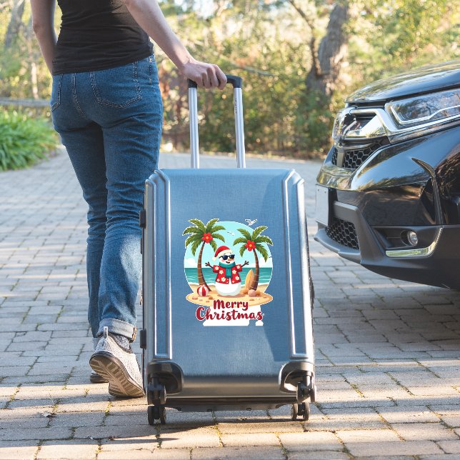 Sticker christmas Snowman (3) (Valise Insitu)