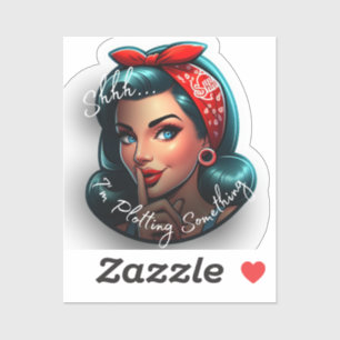 Sticker Chut... Je suis en train de tracer quelque chose S